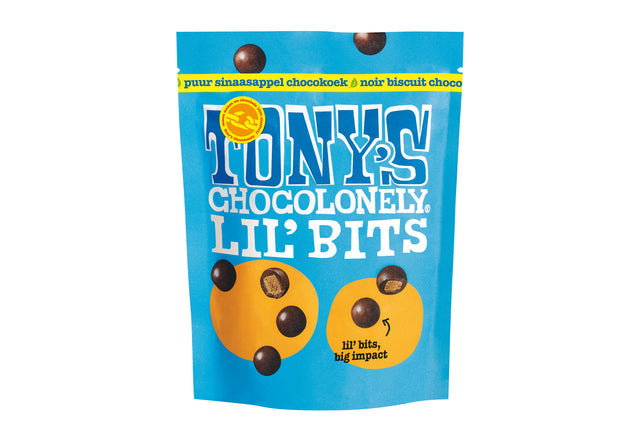 Tony's Chocolonely - Chocolate Tony Chocoonely lil bits pur choc sin | 8 pièces