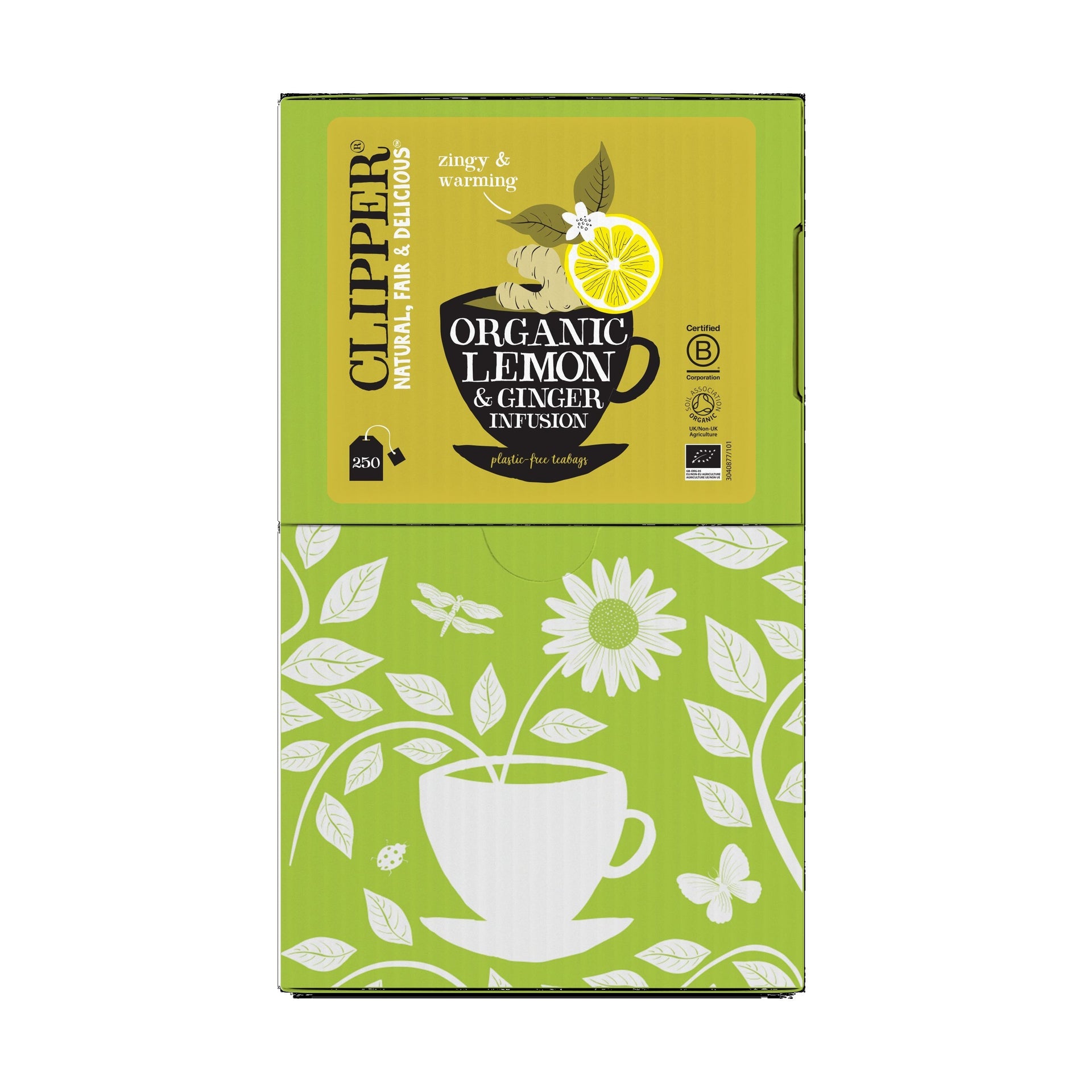 Clipper - Thé infusion citron gingembre bio 250 sachets