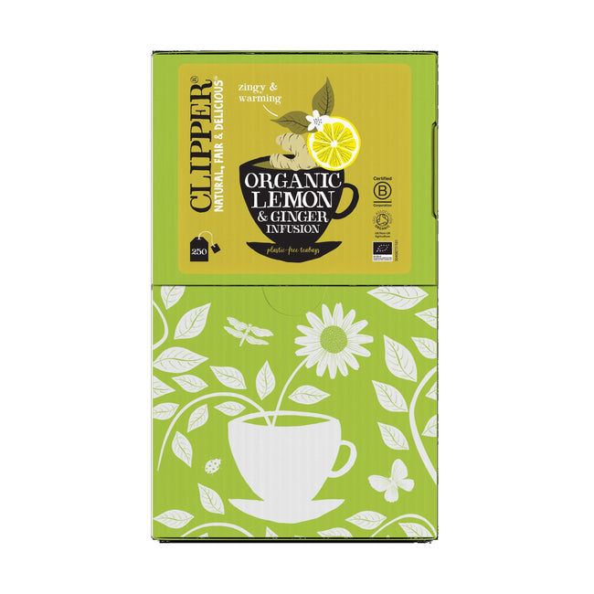 Clipper - Thé infusion citron gingembre bio 250 sachets