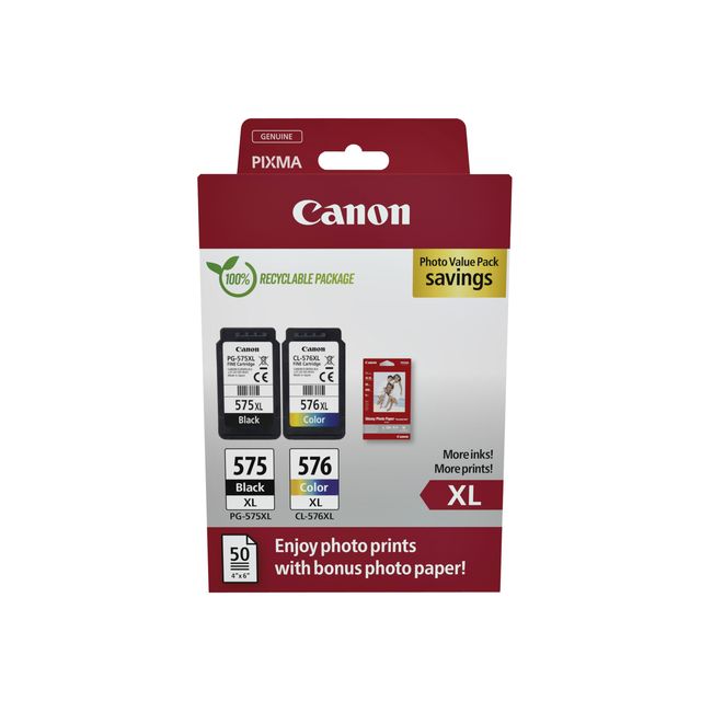 Canon -  5437C006 inktcartridge 2 stuk(s) Origineel Hoog (XL) rendement Zwart, Cyaan, Magenta, Geel