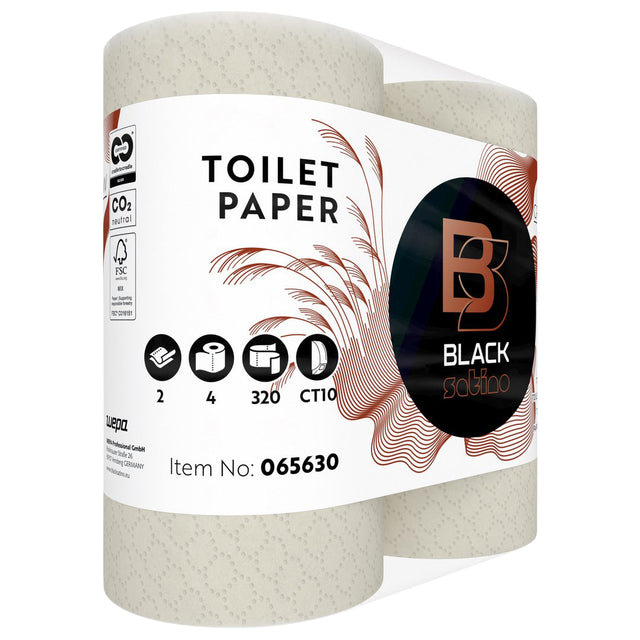 Blacksatino - papier toilette Blacksatino Greengrow CT10 2L 320VEL