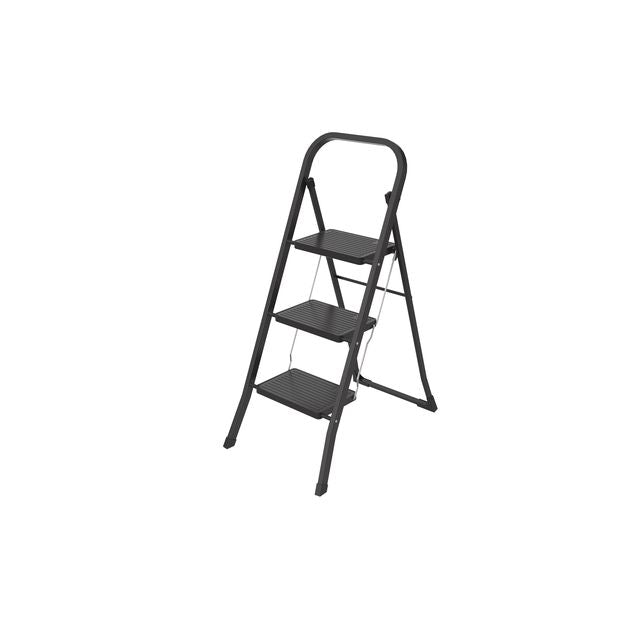 Brasq - Haushaltstreppe 3 Stufen SL300 schwarz