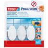 Tesa - Haken Powerstrips® SMALL Oval selbstklebend abnehmbar weiß 3 Stück
