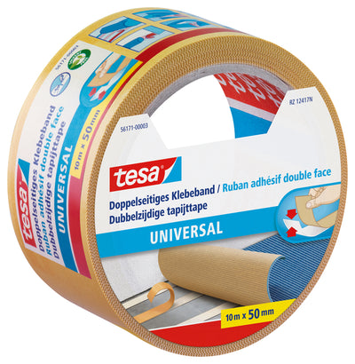 Tesa - ijte ® universal 10mx50mm doppelseitig weiß | 6 Stück
