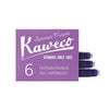 Kaweco - Cartouche d'encre aubergine boite de 6 pièces