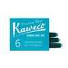 Kaweco - Cartouche d'encre turquoise boite de 6 pièces