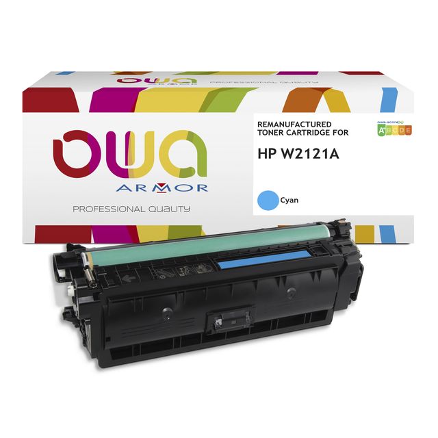 OWA -  Tonercartridge  hp w2121a blauw