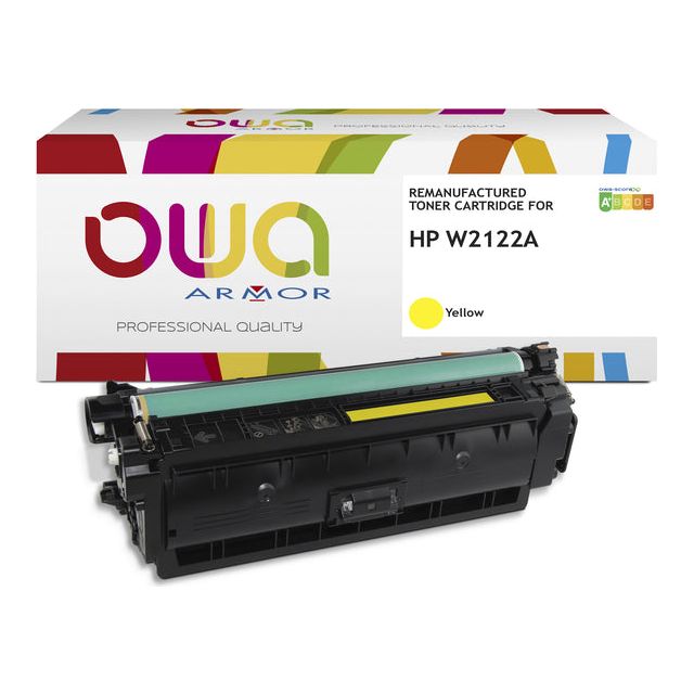 OWA - Tonercartridge owa hp w2122a geel