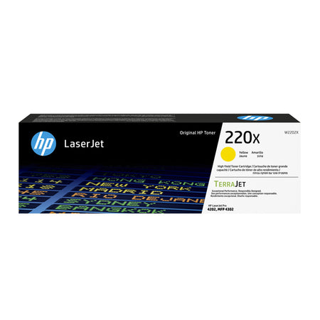 HP - Cartouche toner w2202x 220x jaune