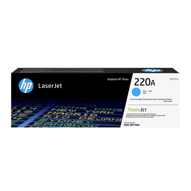 HP -  Tonercartridge  w2201a 220a blauw