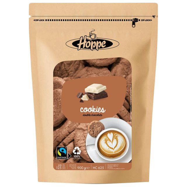 Hoppe - Cookies Hoppe Cookies Fairtrade Doppelschokolade