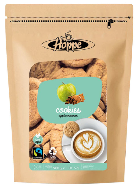 Hoppe - Bakkers Proud Cookies Apple Cinnamon, Tasche von 900 g