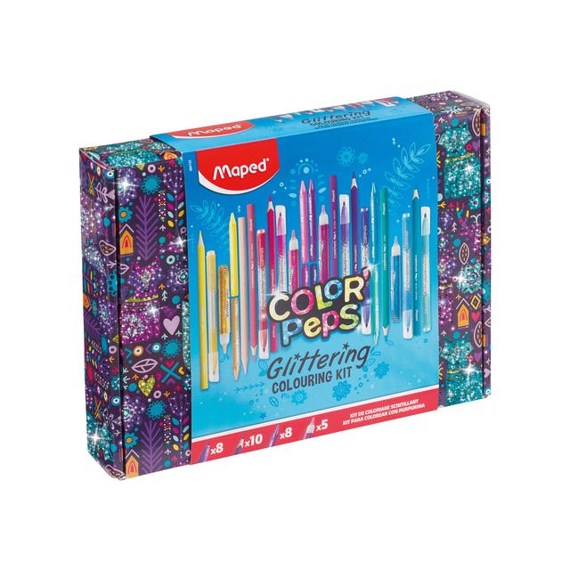 Mapted - Set Set Maped ColorPseps Glitter 31-Piece Assorti