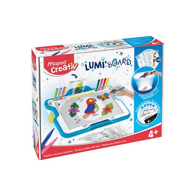 Maped - Planche à dessin Creativ Lumi'Board avec projection lumineuse