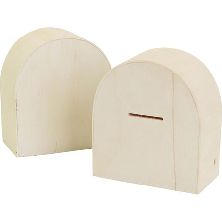 Creotime - Tirelire Creativ Company bois 10cm x 9cm