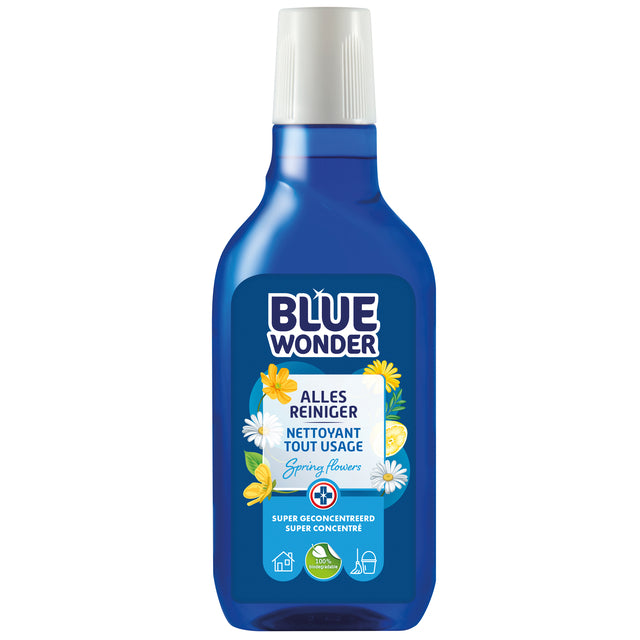 Blue Wonder - Nettoyant tout usage avec bouchon doseur 750ml | 6 pièces
