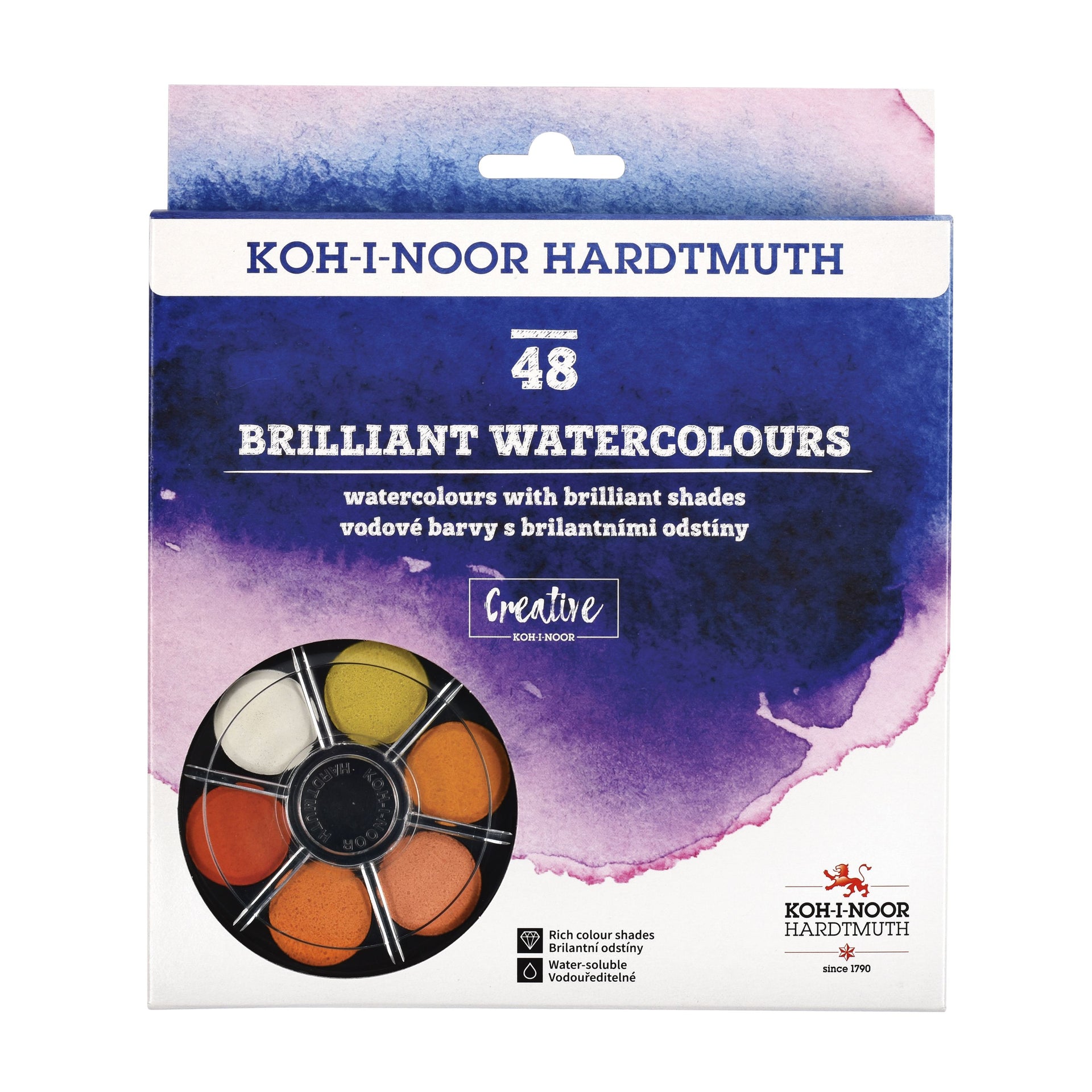 Koh-i-noor -  Waterverf koh i noor brl ass blister 48 kleuren