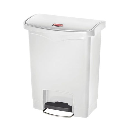Rubbermaid -  Pedaalemmer slim jim step on 30l wit