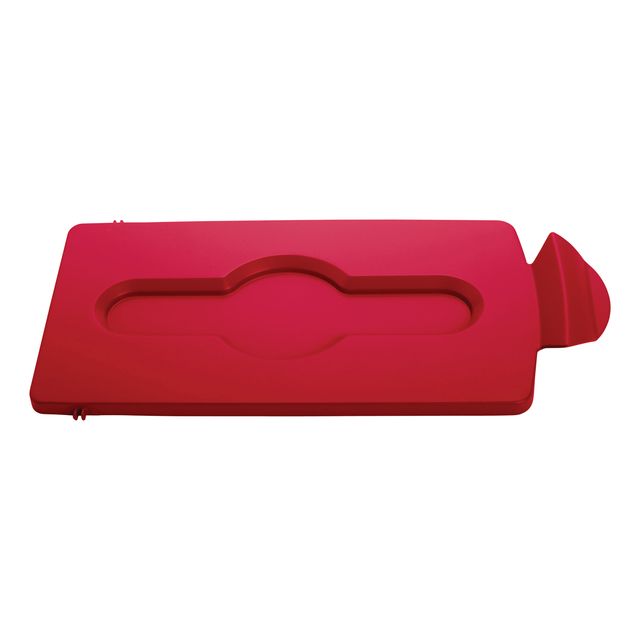 Rubbermaid -  Deksel slim jim rs gesloten rood