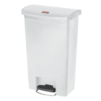 Rubbermaid -  Pedaalemmer slim jim step on 50l wit