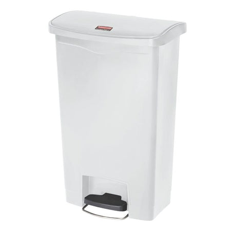 Rubbermaid -  Pedaalemmer slim jim step on 50l wit