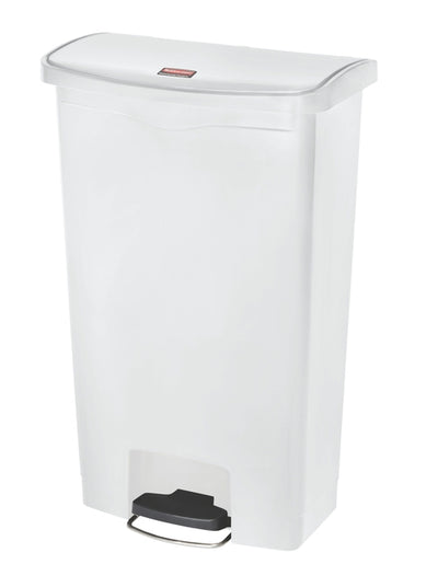Rubbermaid – Treteimer Slim Jim Step on 68l weiß