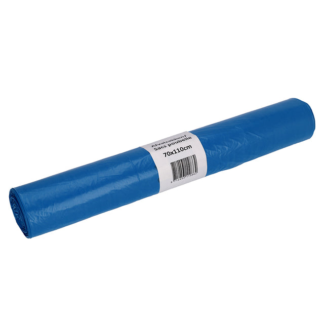 Cleaninq -  Afvalzak  70x110cm recycled t25 120l blauw