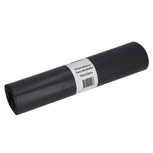 Cleaninq - Abfallbeutel 70x110cm LDPE recycelt T70 120L grau Rolle mit 20 Stück