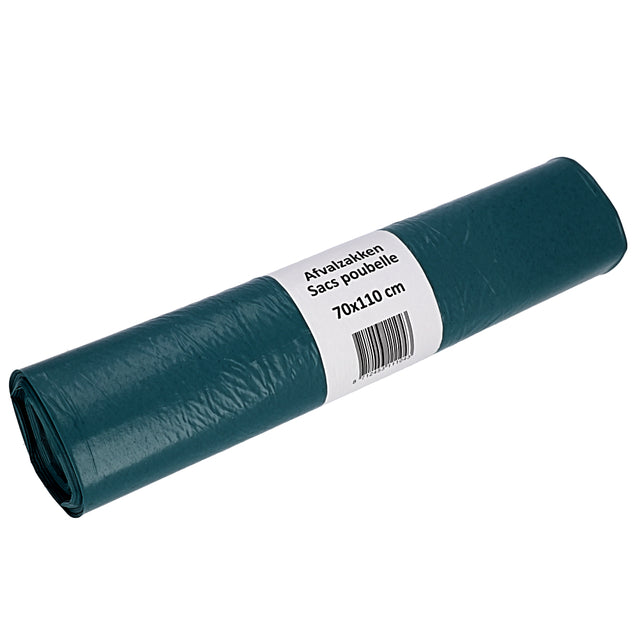 Cleaninq -  Afvalzak  70x110cm recycled t50 120l blauw