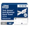Tork - Handtuch H2 Xpress Advanced Multifold 2-lagig 212x255mm 21x180 Blatt weiß 120398