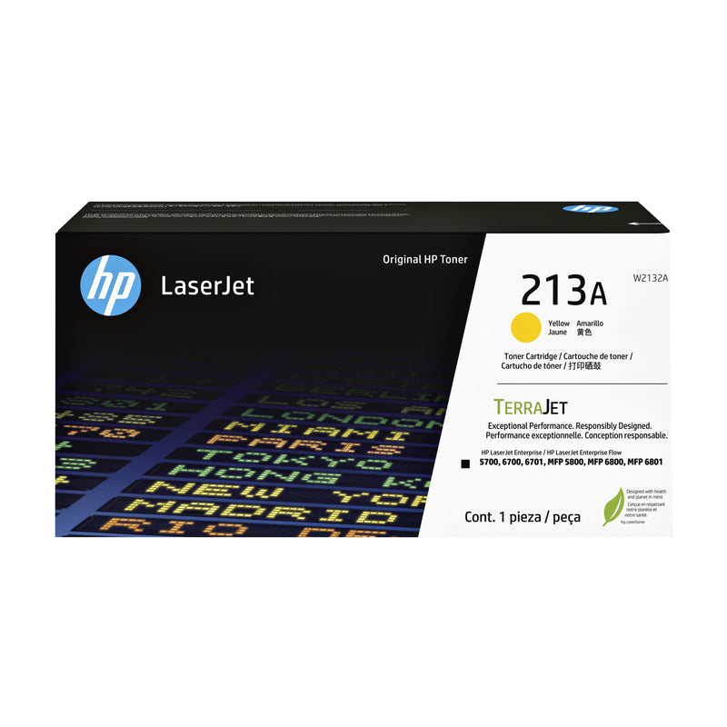 HP - Cartouche toner w2132a 213a jaune