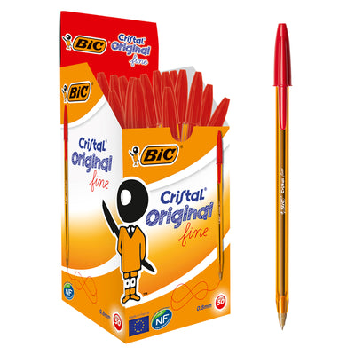 Bic - Kugelschreiber Cristal fein rot | 50 Stück