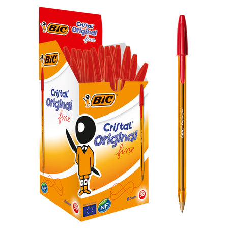 Bic - Kugelschreiber Cristal fein rot | 50 Stück