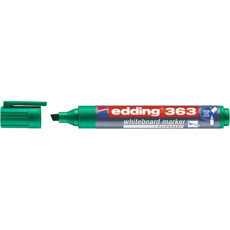 Edding -  Whiteboardmarker  363 schuin 1-5mm groen | 10 stuks