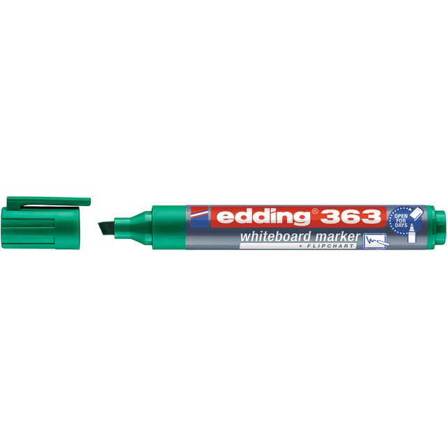 Edding -  Whiteboardmarker  363 schuin 1-5mm groen