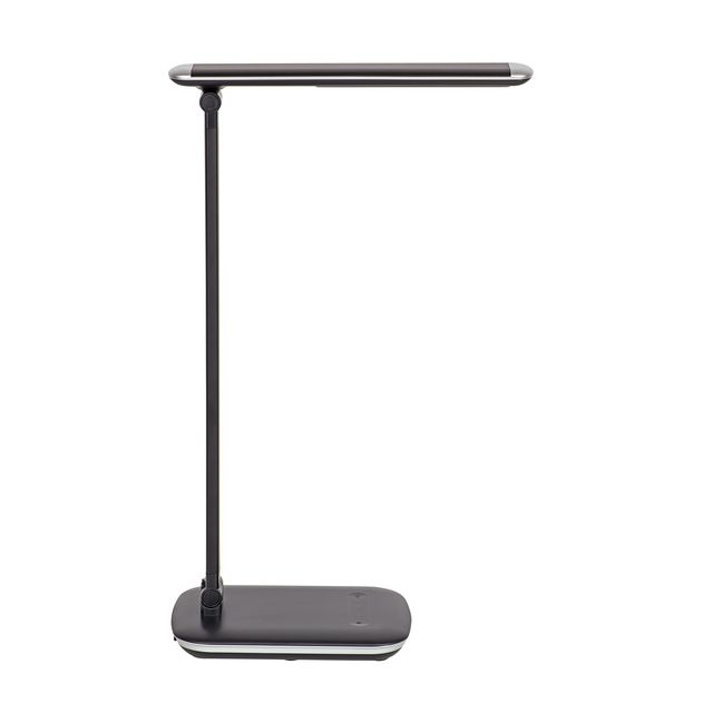 MAUL -  Bureaulamp Jazzy LED voet dimbaar + USB-poort zwart