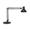 MAUL - Pied de lampe de bureau d'étude sans lampe LED E27 noir