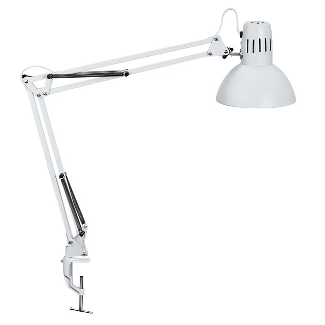 Maul -  Bureaulamp  study tafelklem excl.lamp e27 wit
