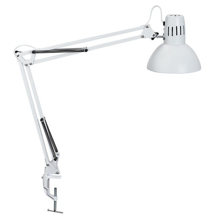 Maul -  Bureaulamp  study tafelklem excl.lamp e27 wit