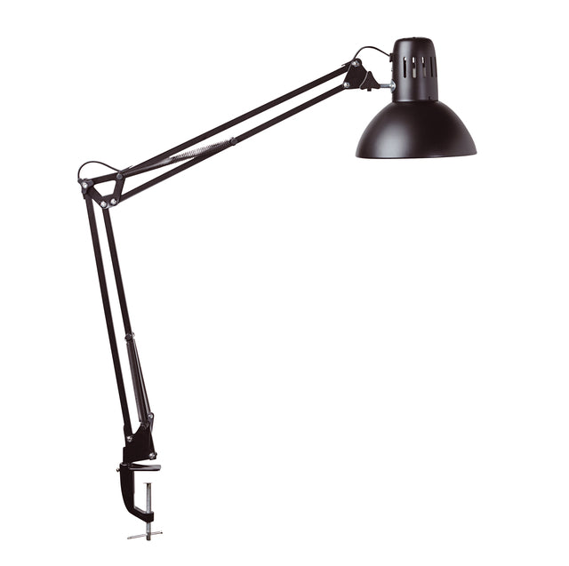 Maul - Studienschreibtischlampe mit Tischklemme, schwarz