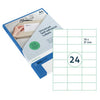 Rillprint - Etiquette 70x37mm transparente mate 600 étiquettes