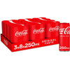 Coca-Cola -   frisdrank, sleek blik van 25 cl, pak van 24 stuks