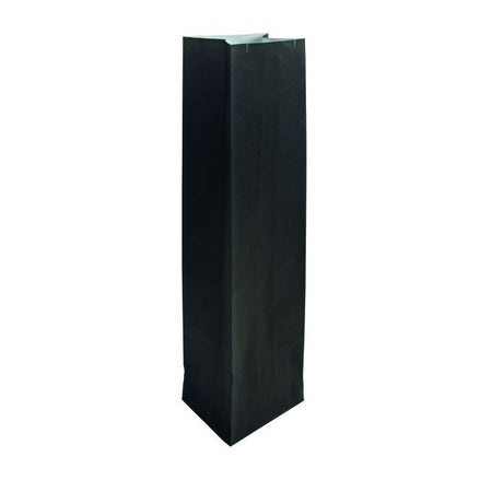 IEZZY - Sac d'emballage (vin) bouteilles 10x8x41cm papier noir 50 pièces