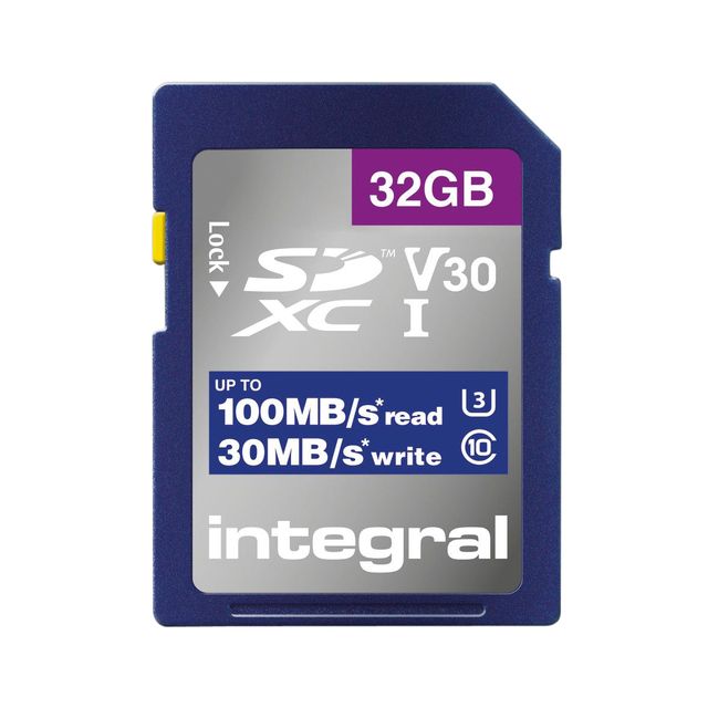 Integral -  Geheugenkaart SDHC-XC 32GB High Speed