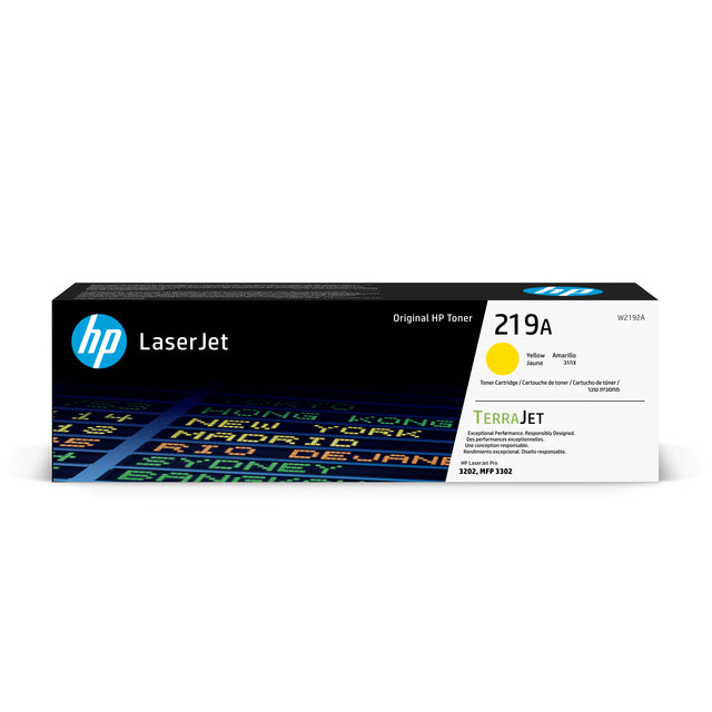 HP - Cartouche toner w2192a 219a jaune