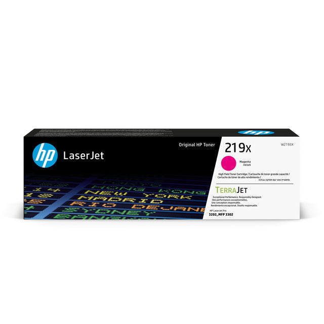 HP - Cartouche toner w2193x 219x rouge