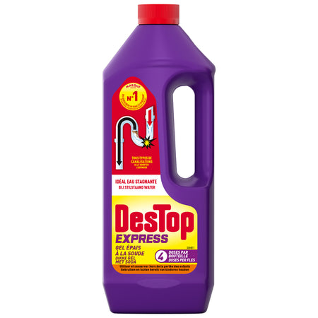 Destop -  Afvoerontstopper  gel express soda 950 ml