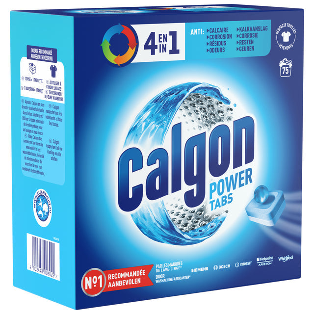 Calgon - Wasmachine-reinigingstabletten  4in1 75 tabs