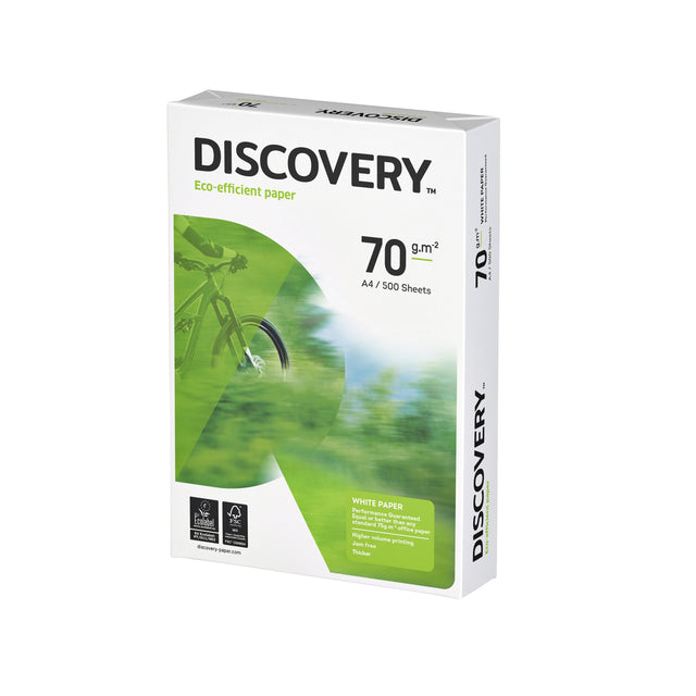 Discovery - Kopierpapier A4 70gr weiß 500 Blatt | 5 Stück