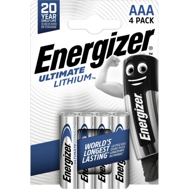 Energizer - Batterie et Lithium 4xAAA